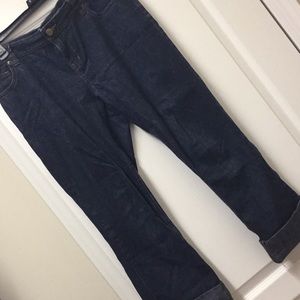 Crop / capri jeans with cuff size 9 short